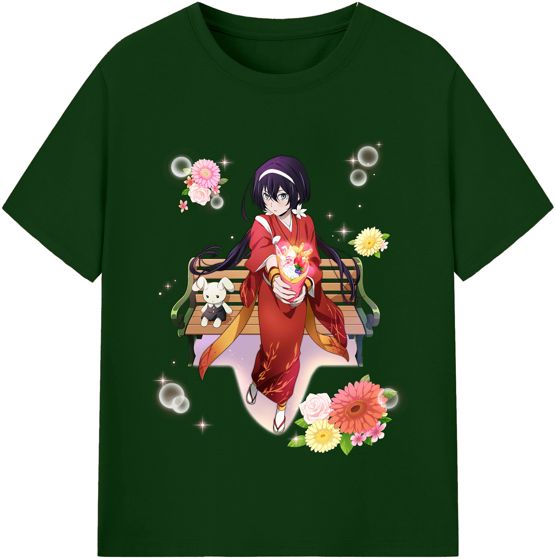 （画像用） 文豪ストレイドッグス Bungo Stray Dogs 綿100％半袖Tシャツ（フロントプリント）